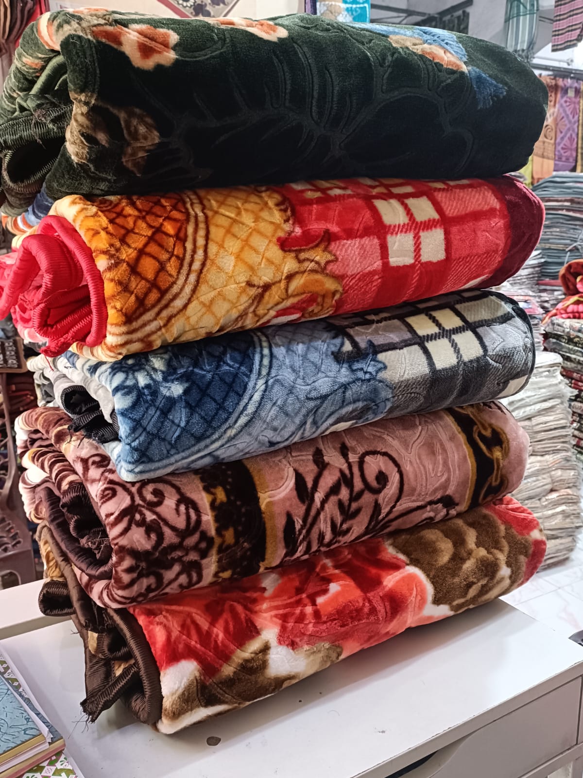 Vishal Handlooms - Hurrcane blankets double luxury mink blankets